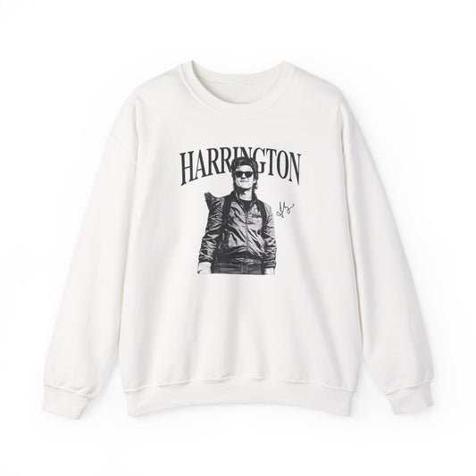 Harrington Portrait Crewneck Sweatshirt | Vintage Photo Graphic Pullover | Aesthetic Unisex Sweatshirt, Retro Streetwear Gift