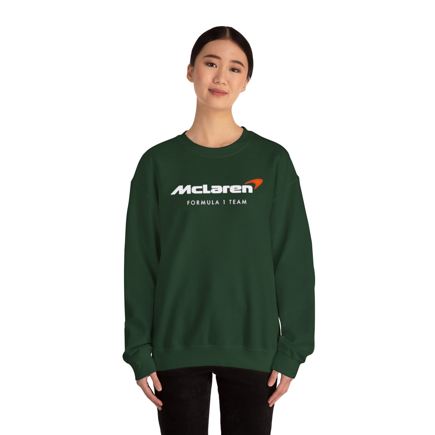 McLaren F1 Race Team Car Racing Sweatshirt | Motorsport Fan Shirt | F1 Inspired Racing Tee | Car Racing Crewneck Gift