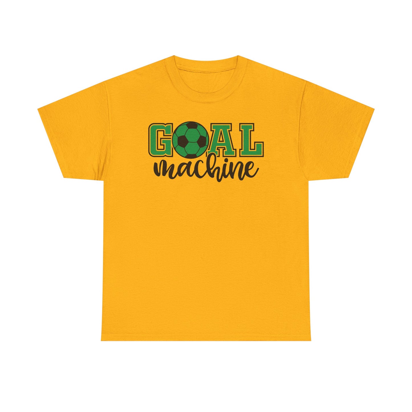 Goal Machine Soccer T-Shirt, Green Football Graphic Tee, Youth & Adult Soccer Shirt, Fun Sports Team Shirt, FIFA World CUP 2026