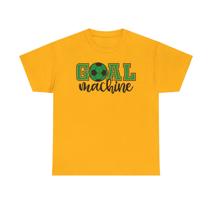 Goal Machine Soccer T-Shirt, Green Football Graphic Tee, Youth & Adult Soccer Shirt, Fun Sports Team Shirt, FIFA World CUP 2026