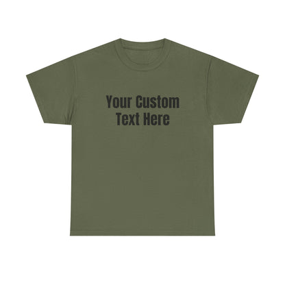 Customizable Heavy Cotton Tee - Perfect for Gifts, Events, Casual Wear, Team Outfits, Celebrations, Perfect Gift for Birthdays
