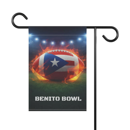 Puerto Rico Flag Football Garden Flag | PR Pride Outdoor Banner | Game Day Yard Decor | Latin Culture Sports Flag