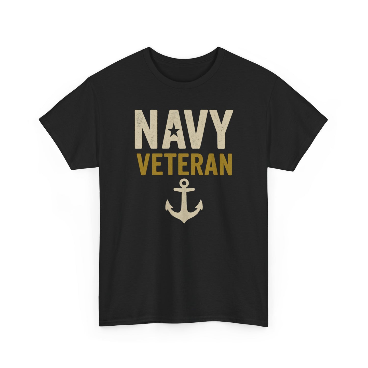 Navy Veteran Shirt | Military Pride Tee with Anchor | US Navy Gift for Men & Women | Veteran Appreciation T-Shirt | Patriotic Tee