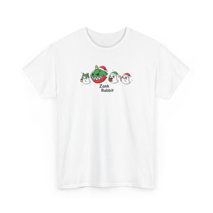 Zank Rabbit Christmas Shirt | Funny Holiday T-Shirt | Cute Cartoon Bunny Xmas Tee | Festive Animal Lover Gift | Unisex Christmas Shirt