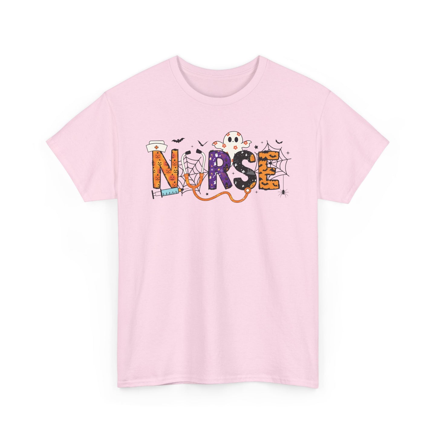Nurse Graphic Tee, Funny T-Shirt for Nurses, Great Gift for Healthcare Workers, Nursing Student Apparel, Halloween-Themed Nursing Shirt