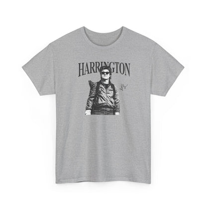 Harrington Graphic Tee Shirt | Vintage Pilot Photo T-Shirt | Retro Biker Aesthetic Top, Unisex Streetwear Gift