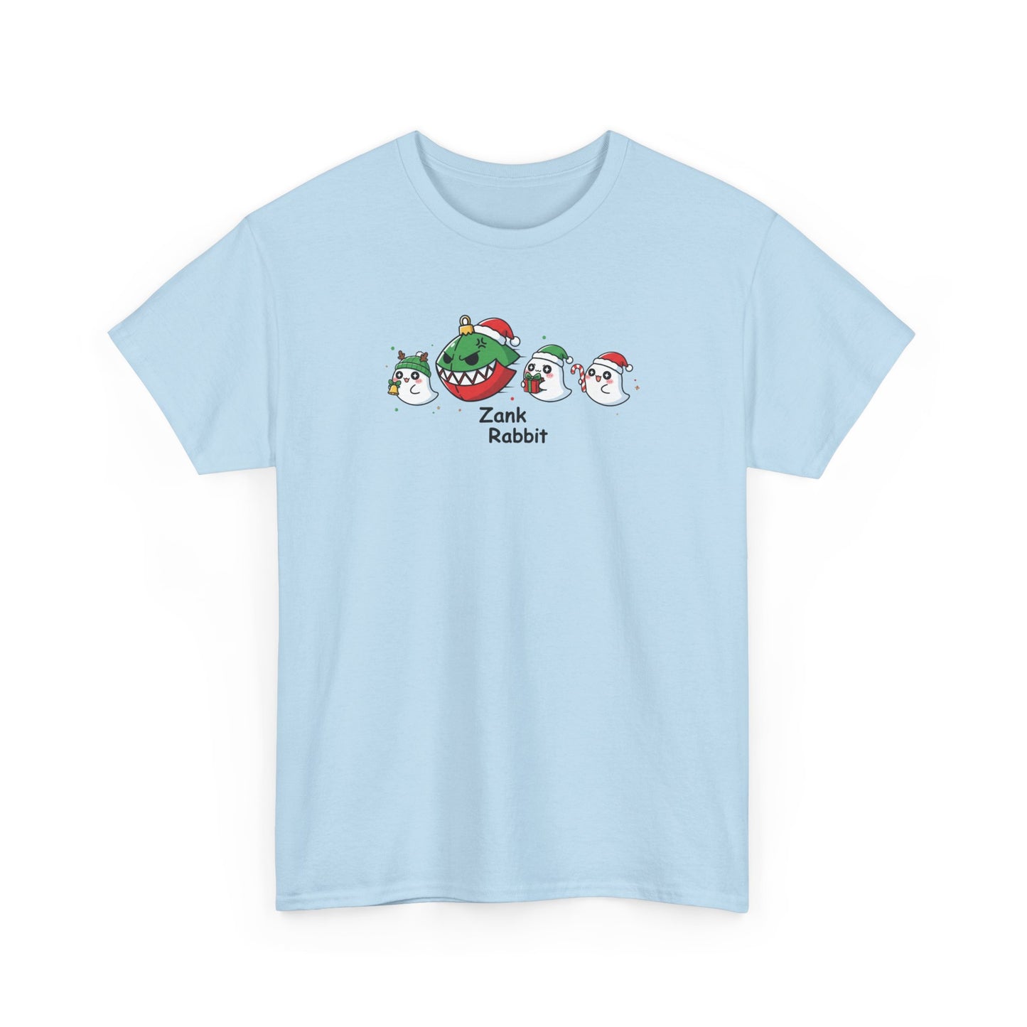Zank Rabbit Christmas Shirt | Funny Holiday T-Shirt | Cute Cartoon Bunny Xmas Tee | Festive Animal Lover Gift | Unisex Christmas Shirt