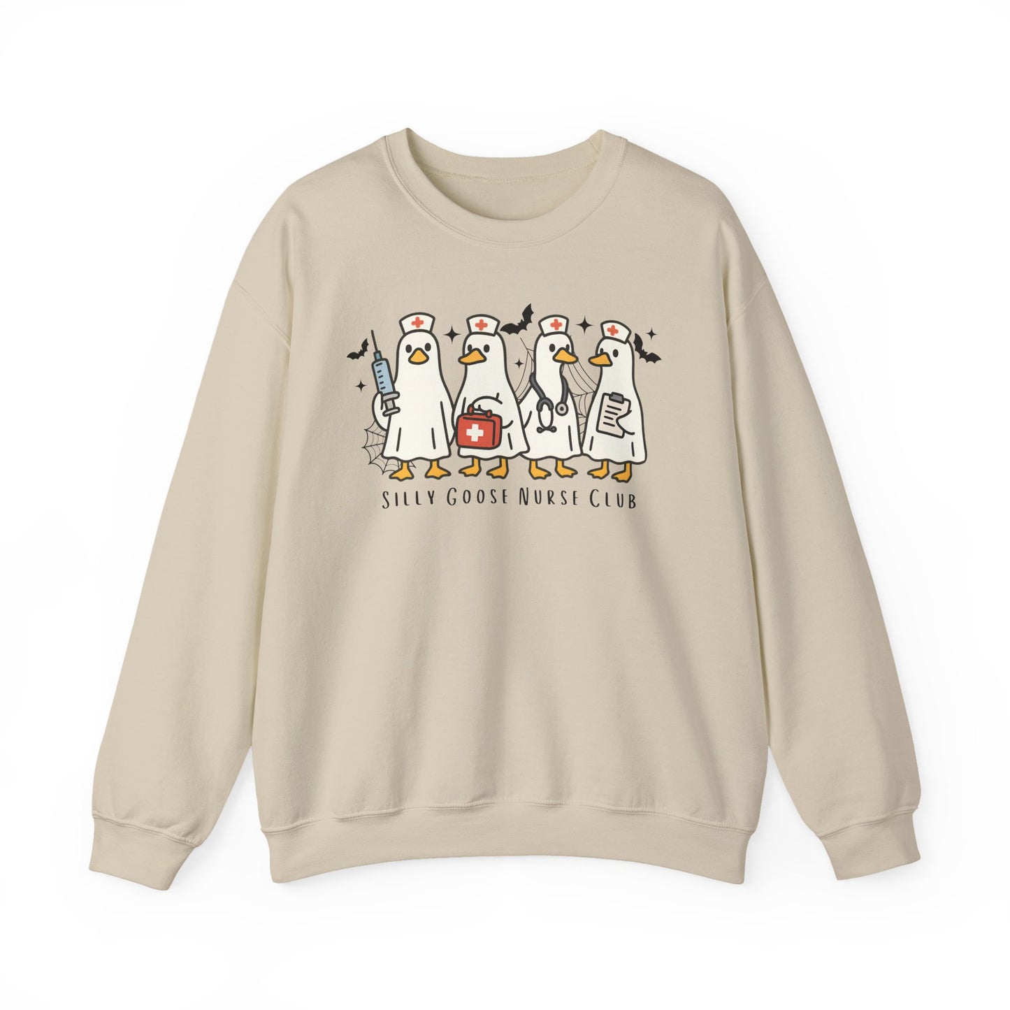 Funny Nurse Crewneck Sweatshirt for Medical Professionals, Cozy Gift for Healthcare Workers, Casual Wear, Unique Nursing Apparel