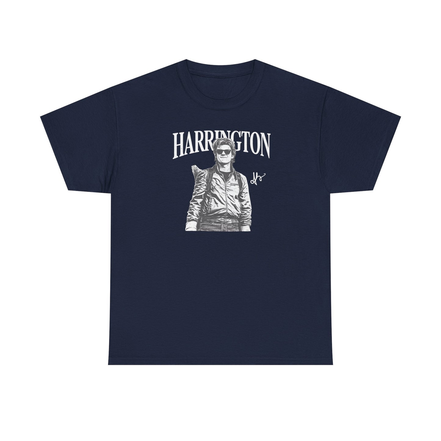 Harrington Graphic Tee Shirt | Vintage Pilot Photo T-Shirt | Retro Biker Aesthetic Top, Unisex Streetwear Gift