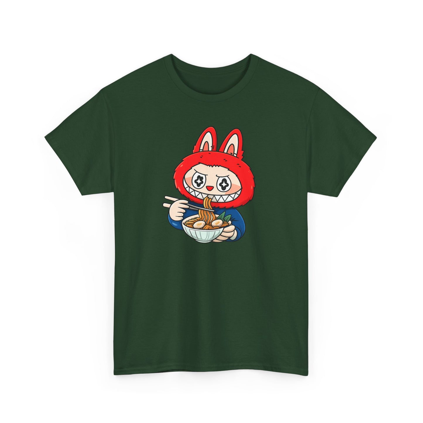 Labubu Ramen T-Shirt: Kawaii Japanese Anime Streetwear
