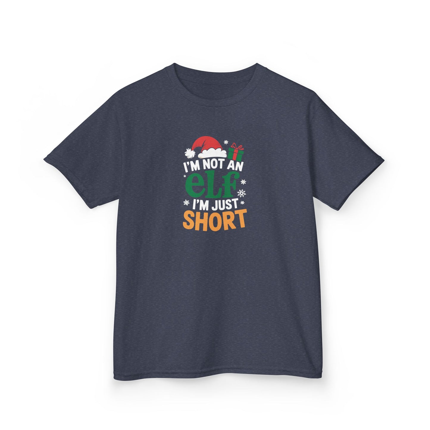 Christmas Shirt, I am Not an Elf I am Just Short, Funny Holiday Tee, Christmas Shirt for Boys and Girls, Xmas Gift, Christmas Outfit