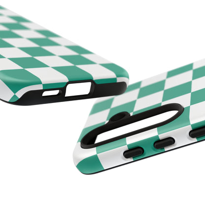 Checkerboard Phone Case | Samsung Galaxy S25, S25 Plus, S24, S24 Plus, S24 Ultra, S23 S22, S22 Plus S21 Ultra, S21 FE, S20+ Tough Cases