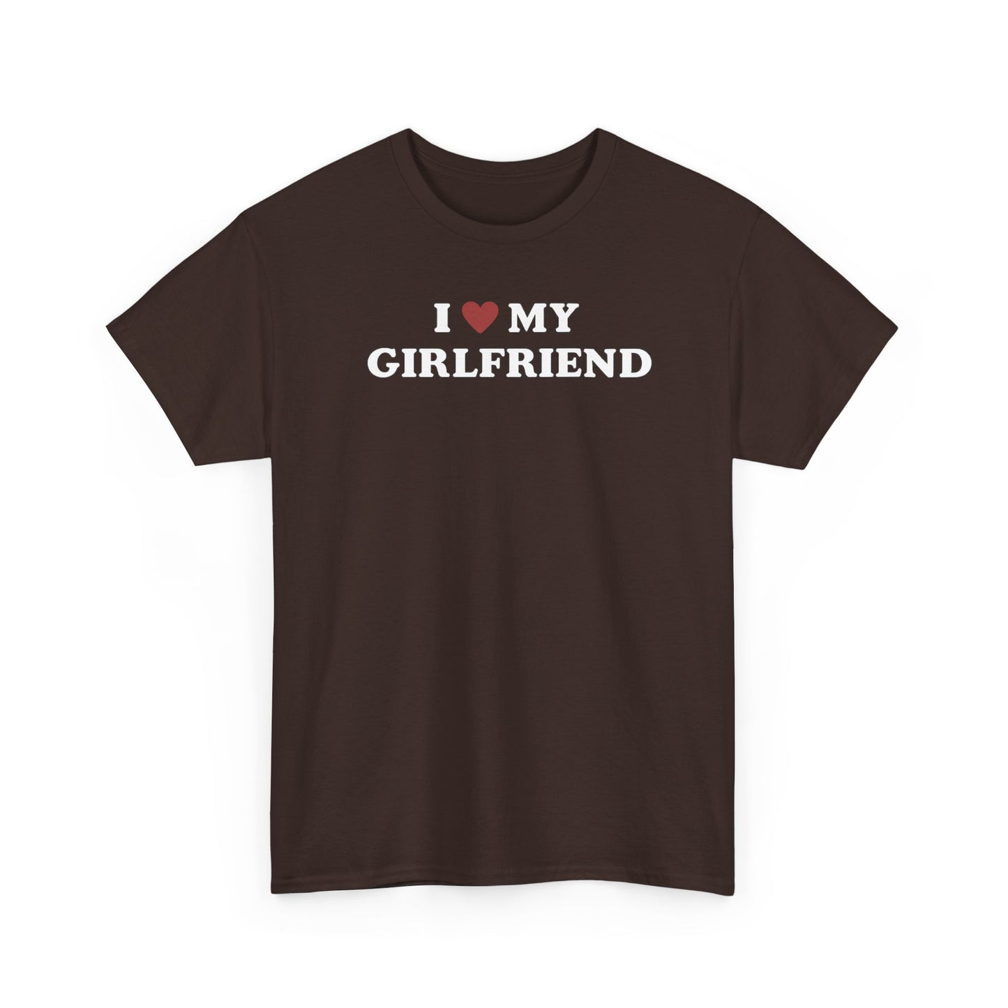 I Love My Girlfriend T-Shirt, I Heart My Girlfriend Shirt, Valentine's Day Tee Shirt, Valentine Gift, Boyfriend Shirt For Him, Her, Unisex