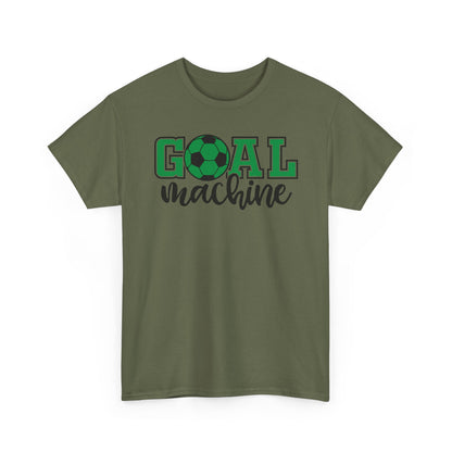 Goal Machine Soccer T-Shirt, Green Football Graphic Tee, Youth & Adult Soccer Shirt, Fun Sports Team Shirt, FIFA World CUP 2026