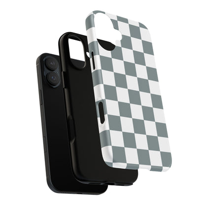 Stylish Checkerboard Phone Case, Durable Phone Cover, Unique Gift, iPhone 17 Pro, 17, 17 Air, 16, 15, 14, 13, 12, 11, X, XR, XS MAX