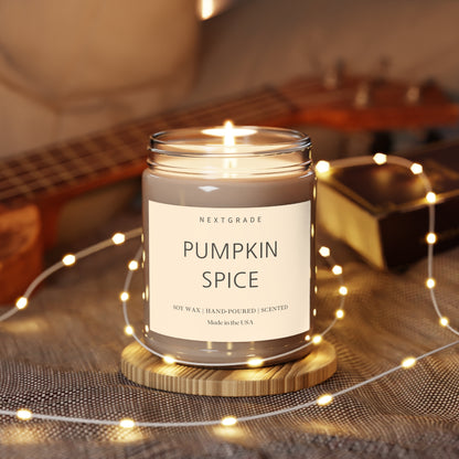 Pumpkin Spice Soy Candle, Halloween Candle, Halloween Gift, Cozy Home Decor, Fall Fragrance, Gift for Her, Hand-Poured Candle