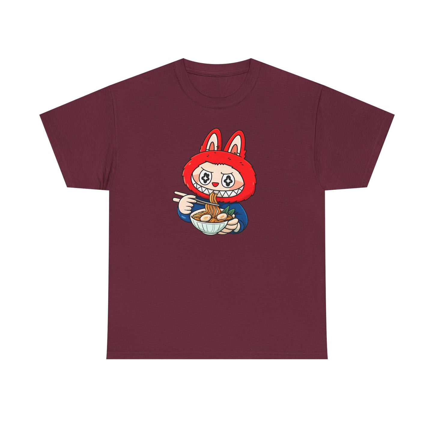 Labubu Ramen T-Shirt: Kawaii Japanese Anime Streetwear