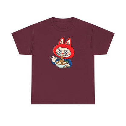 Labubu Ramen T-Shirt: Kawaii Japanese Anime Streetwear