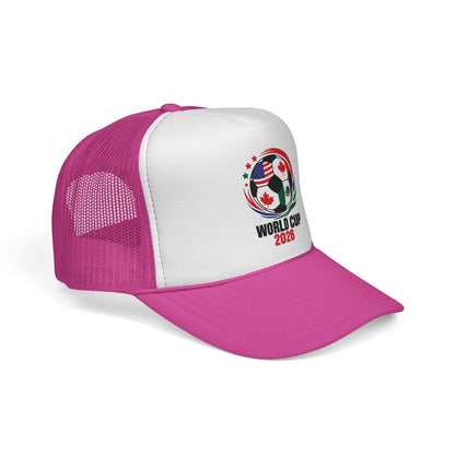 World Cup 2026 Trucker Hat, Soccer Ball Flag Cap, Adjustable Mesh Back Hat, Football Fan Gift, Match Day Accessory, Team Pride Baseball Cap