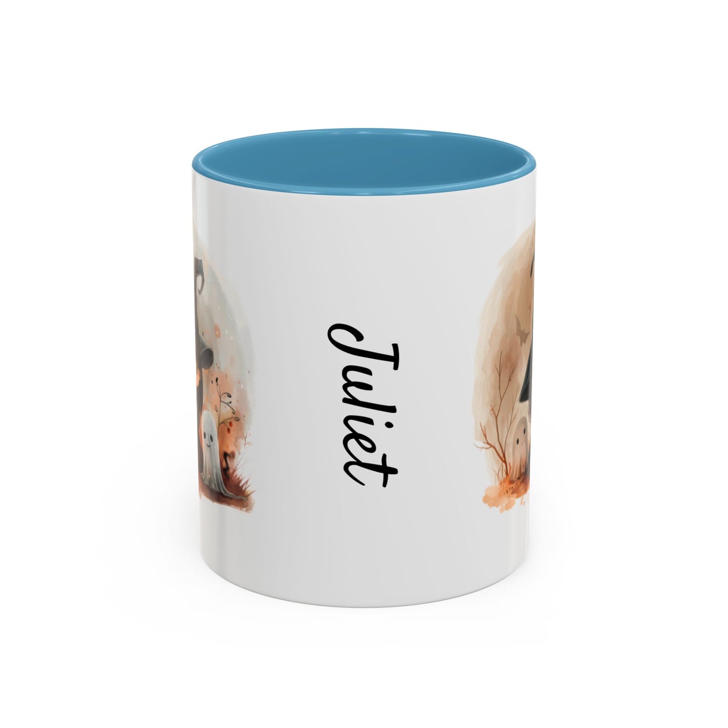 Personalized Witch Coffee Mug, Personalized Halloween Mug, Cute Witch Gift, Fall Decor, Coffee Cup for Kids