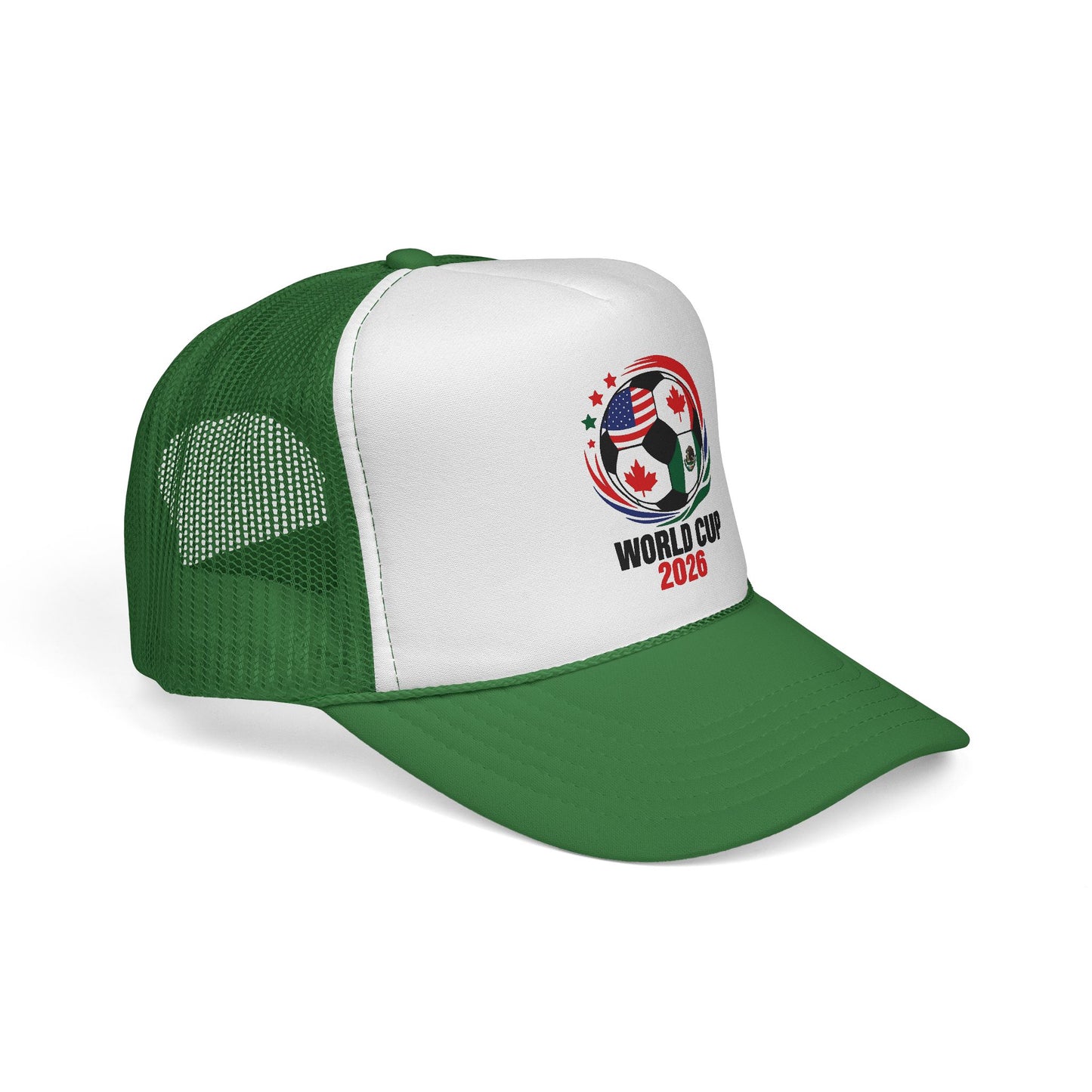 World Cup 2026 Trucker Hat, Soccer Ball Flag Cap, Adjustable Mesh Back Hat, Football Fan Gift, Match Day Accessory, Team Pride Baseball Cap