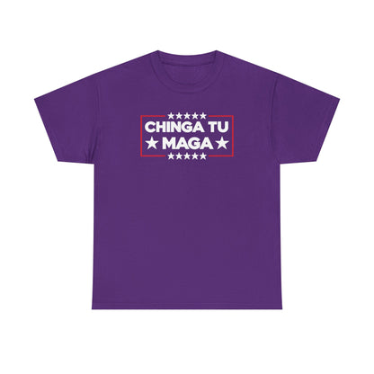 Chinga Tu MAGA T-Shirt, Anti-Trump Protest Tee, Patriotic Political Shirt, Funny Liberal Gift, No Trump Graphic T-Shirt