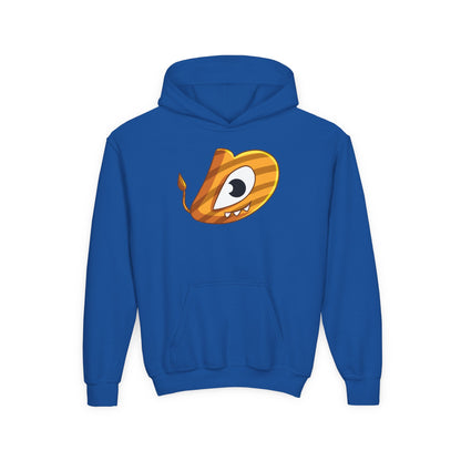 Whimsical Youth Hoodie with Playful Design, Cute Sweatshirt for Kids, Fun Gift for Birthdays, Cozy Winter Wear, Cartoon Style