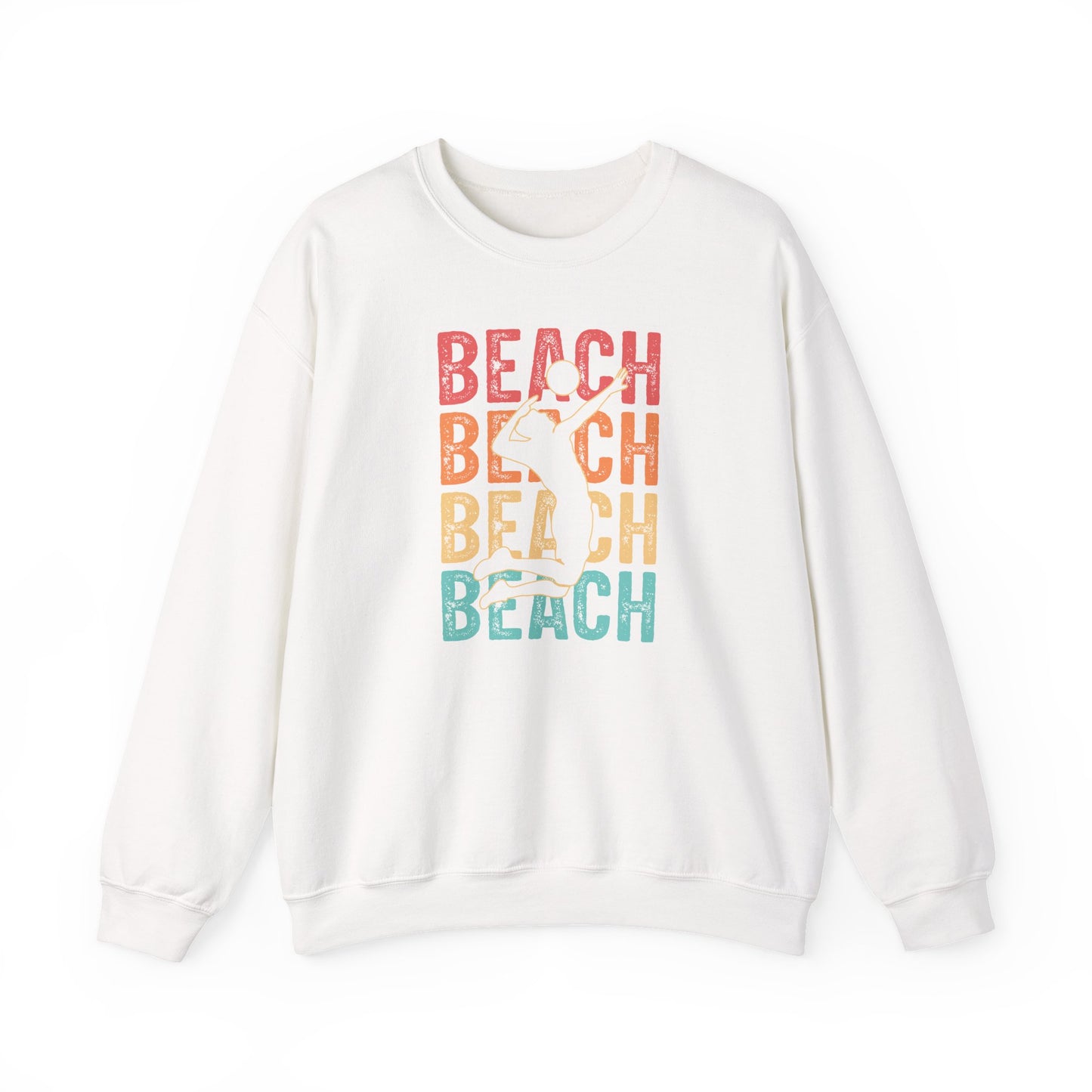 Beach Vibes Unisex Crewneck Sweatshirt - Perfect for Summer Days, Beach Lovers, Vacation, Casual Wear, Gift Idea