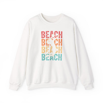 Beach Vibes Unisex Crewneck Sweatshirt - Perfect for Summer Days, Beach Lovers, Vacation, Casual Wear, Gift Idea