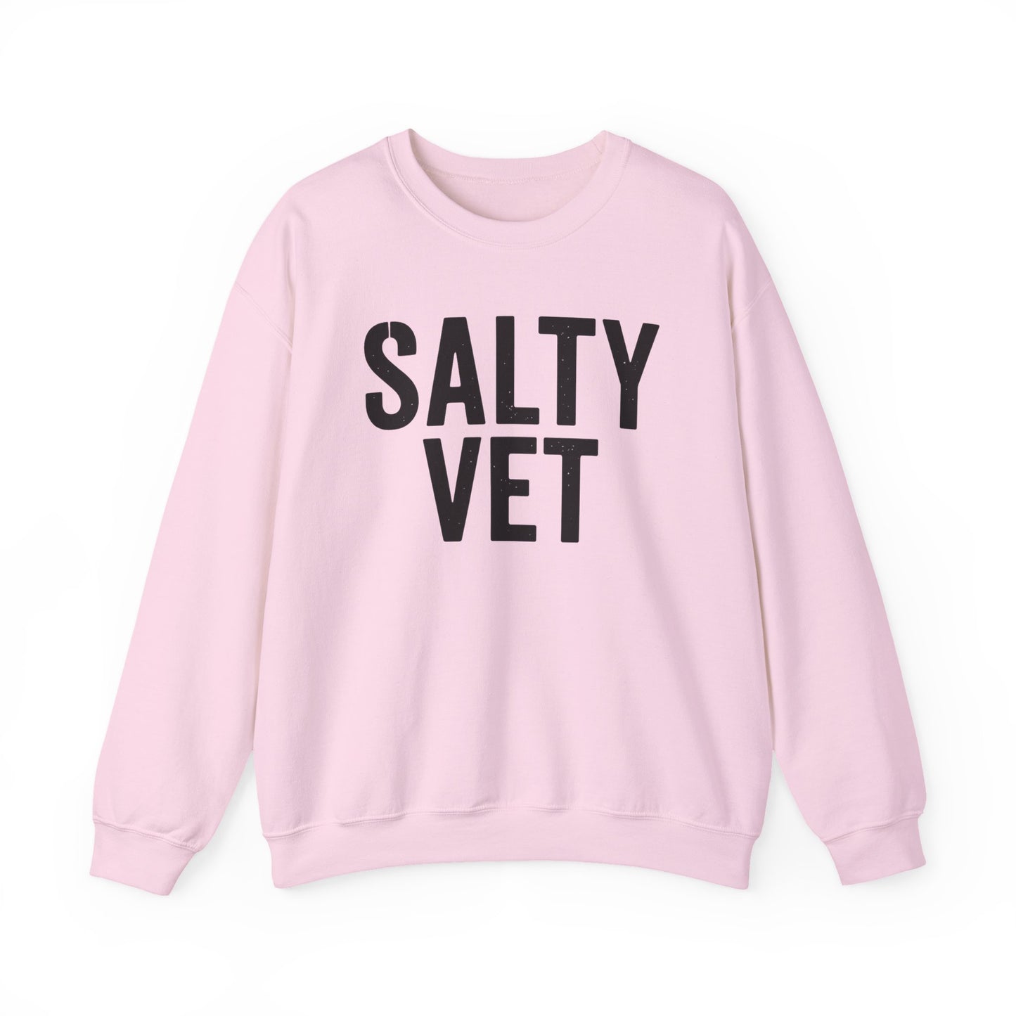 Salty Vet Crewneck Sweatshirt, Cozy Unisex Sweatshirt for Veteran, Perfect Gift for Veterans, Casual Wear, Comfy Style