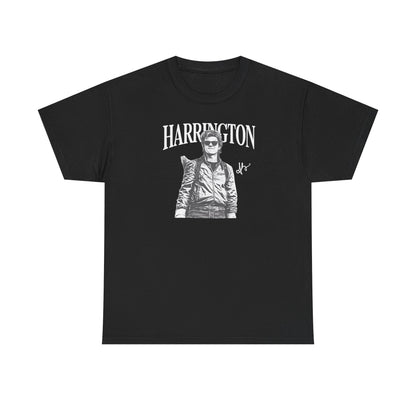 Harrington Graphic Tee Shirt | Vintage Pilot Photo T-Shirt | Retro Biker Aesthetic Top, Unisex Streetwear Gift