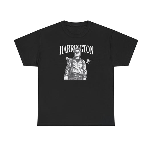 Harrington Graphic Tee Shirt | Vintage Pilot Photo T-Shirt | Retro Biker Aesthetic Top, Unisex Streetwear Gift