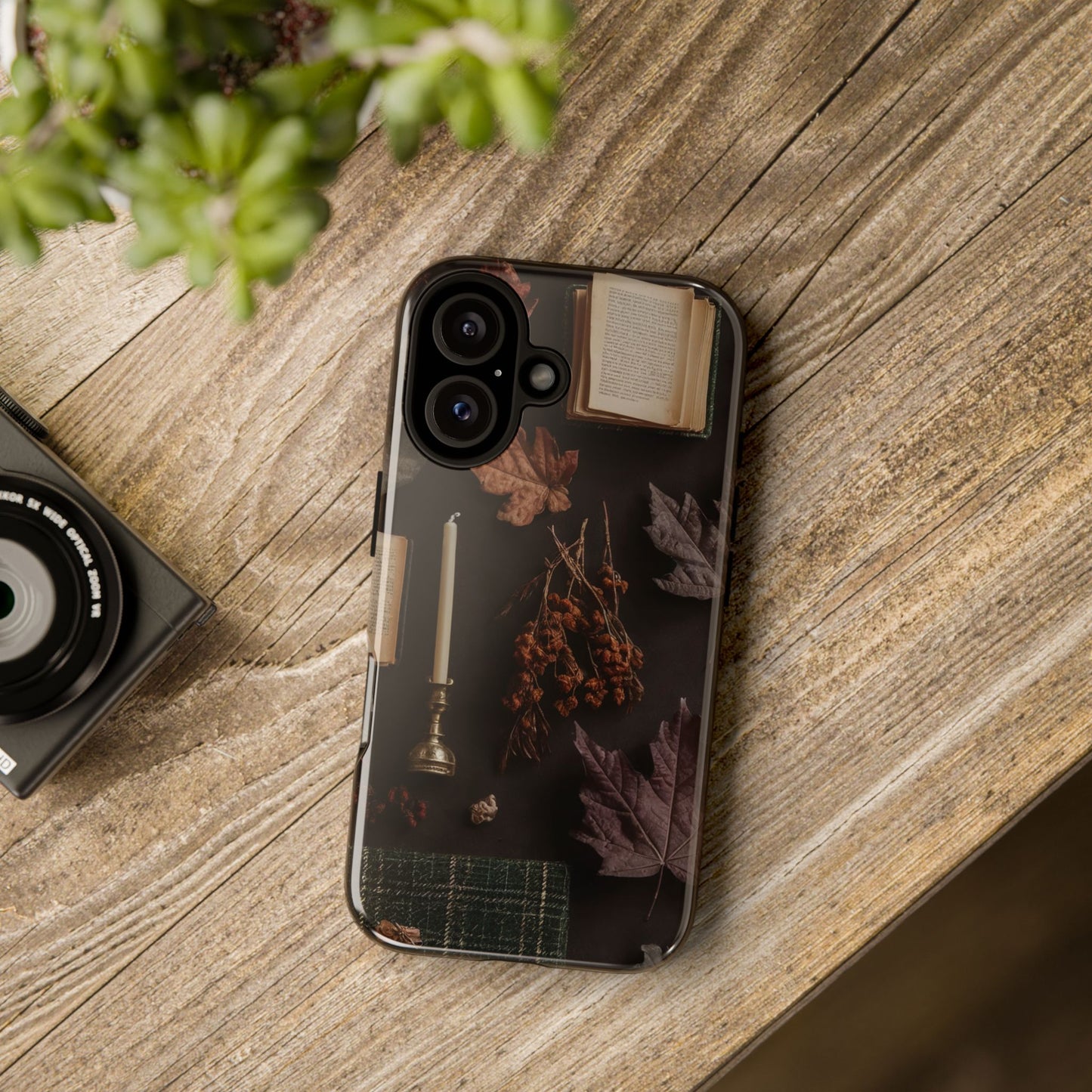 Floral Nature Phone Case, Tough Phone Case for Fall Decor, Phone Case for iPhone and Samsung, Stylish Protective Cover for iPhone