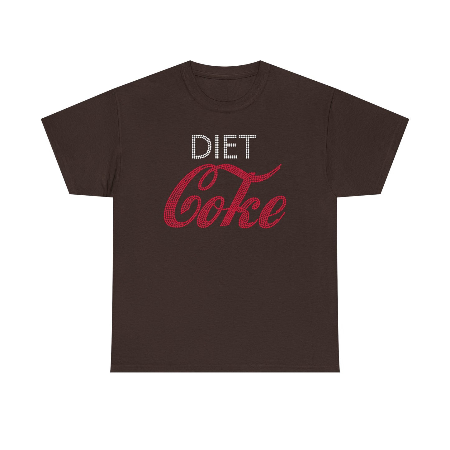 Diet Coke T-Shirt, Funny Soda Lover Graphic Tee, Rhinestone Style Diet Coke Shirt, Casual Unisex Tee Gift for Her