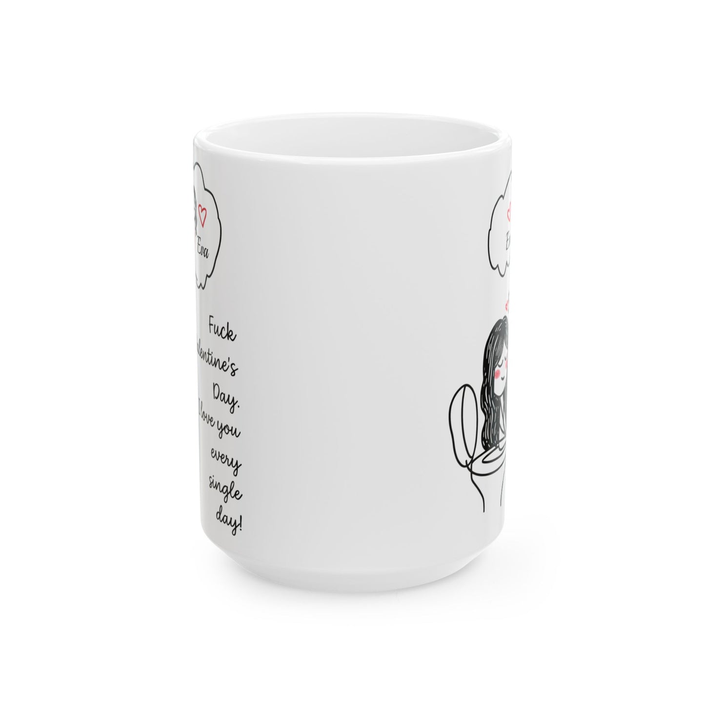 Personalized Funny Couple Mug , Name Love Cups, I Love You Every Day Gift, Valentines Day Gift for Her, Mugs For Couple, Anniversary Gift