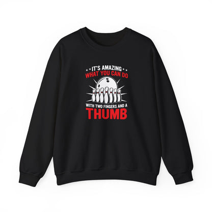 Bowling Humor Crewneck Sweatshirt | Funny Gift for Bowlers | Unisex Sweatshirt | Bowling League Apparel | Perfect for Game Night