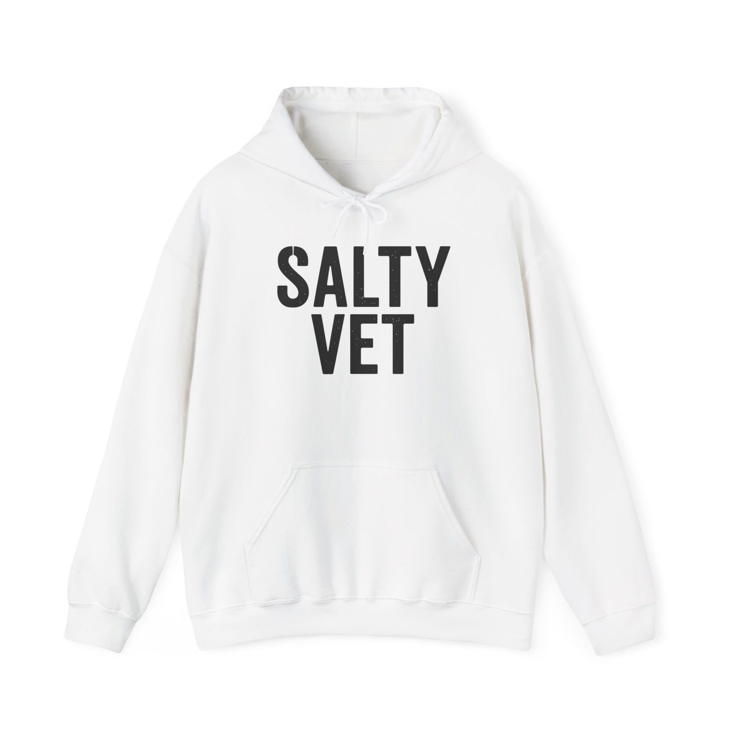 Salty Vet Hooded Sweatshirt, Cozy Unisex Hoodie for Veteran, Perfect Gift for Vets, Veterinarians, Casual Wear