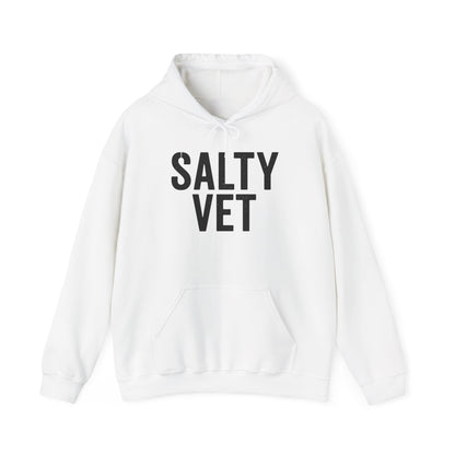 Salty Vet Hooded Sweatshirt, Cozy Unisex Hoodie for Veteran, Perfect Gift for Vets, Veterinarians, Casual Wear