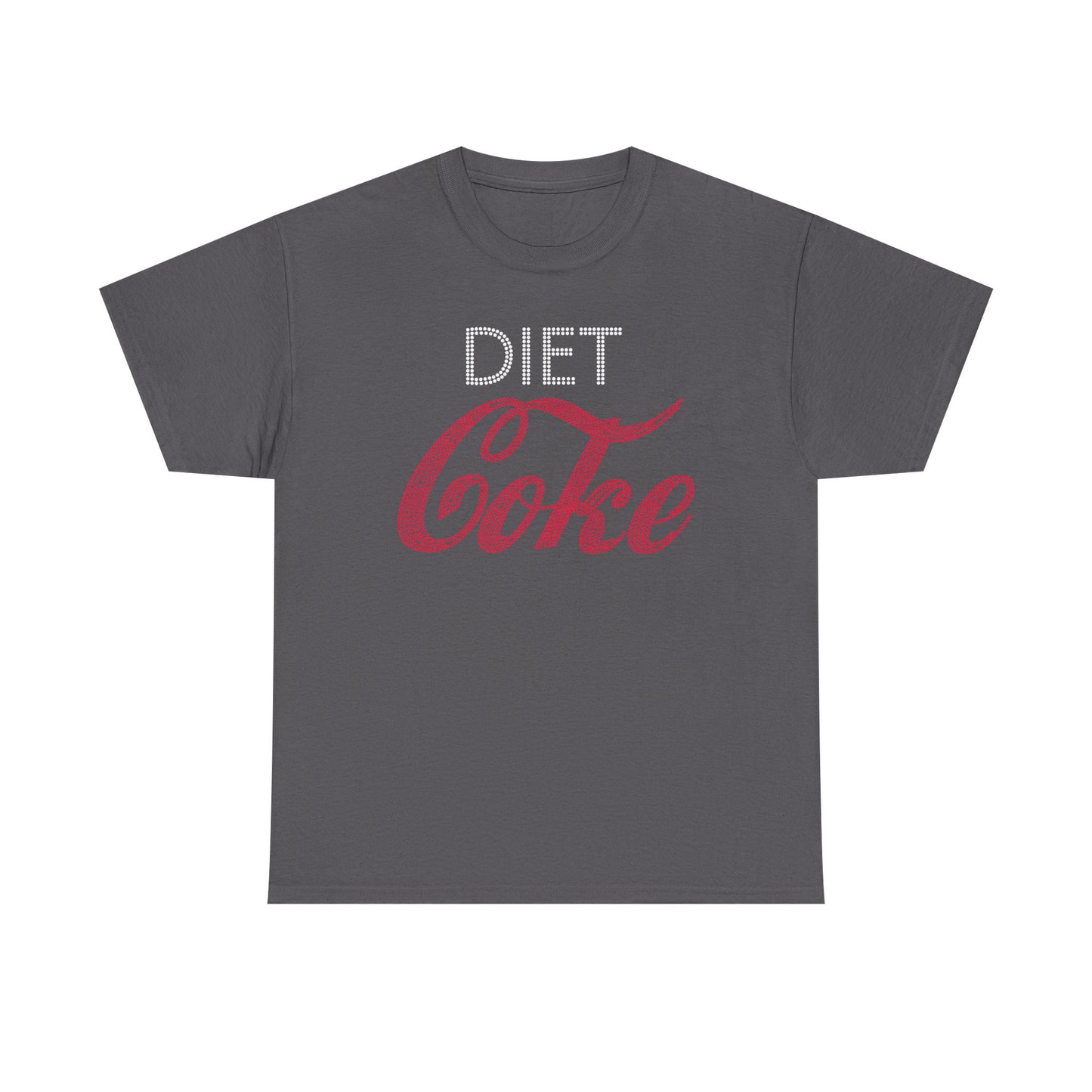 Diet Coke T-Shirt, Funny Soda Lover Graphic Tee, Rhinestone Style Diet Coke Shirt, Casual Unisex Tee Gift for Her