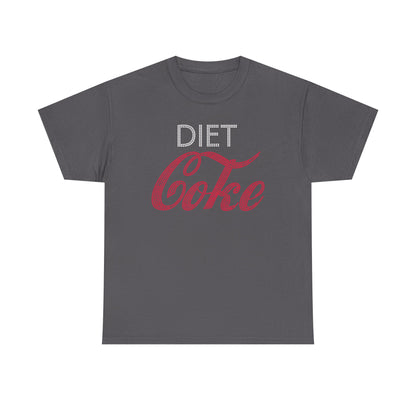 Diet Coke T-Shirt, Funny Soda Lover Graphic Tee, Rhinestone Style Diet Coke Shirt, Casual Unisex Tee Gift for Her