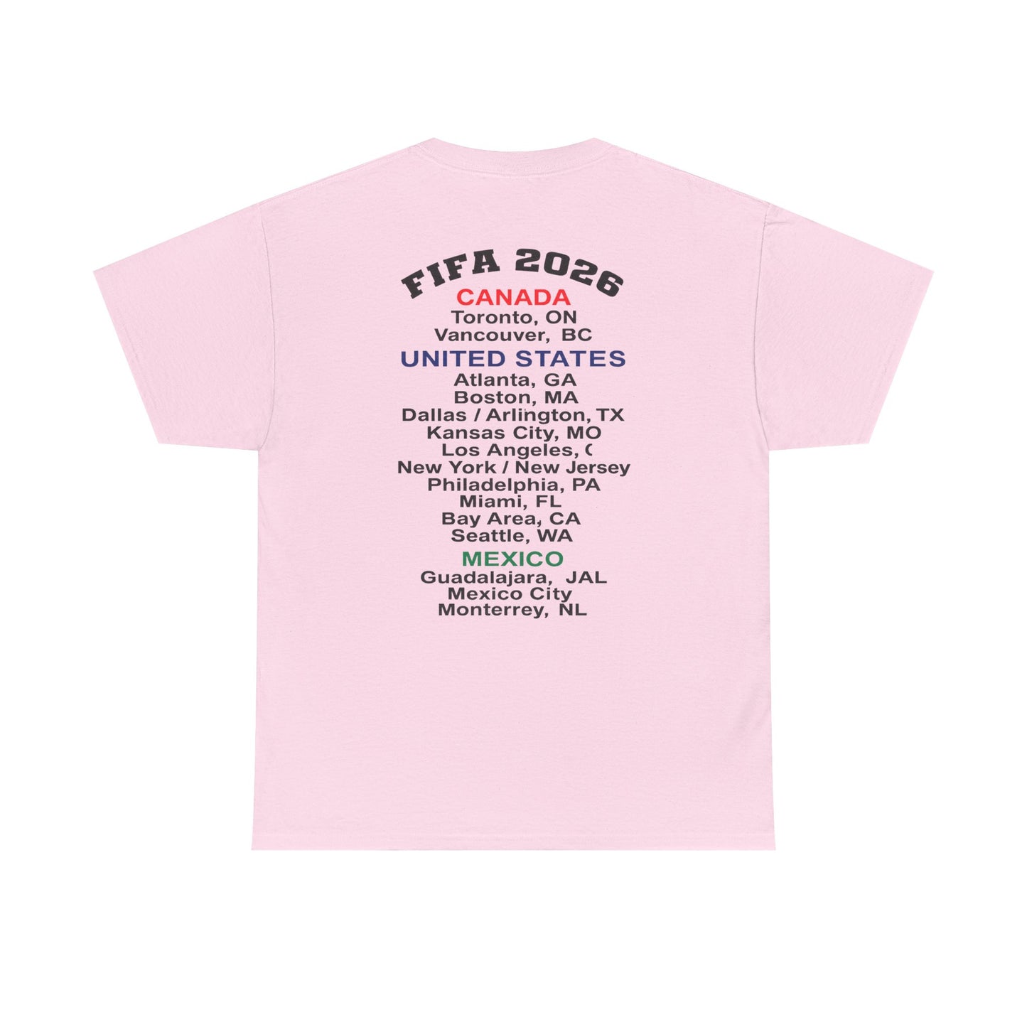 World Cup 2026 T-Shirt, Soccer Crest Tee, USA Canada Mexico Host Cities Shirt, Football Fan Apparel, Match Day Outfit, Tournament Gift