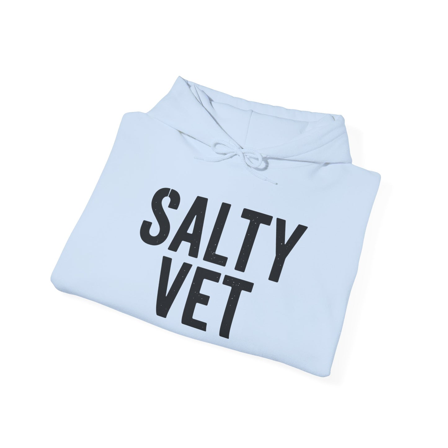 Salty Vet Hooded Sweatshirt, Cozy Unisex Hoodie for Veteran, Perfect Gift for Vets, Veterinarians, Casual Wear