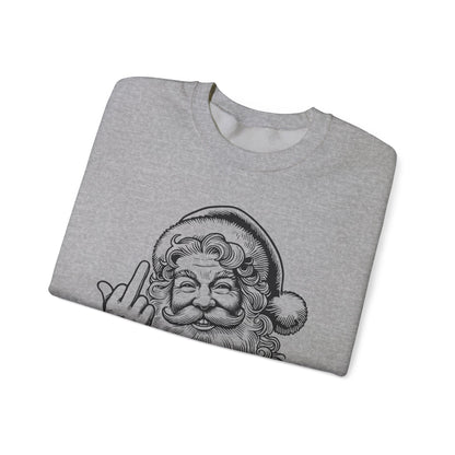 Funny Sassy Santa Sweatshirt for Holiday Fun, Christmas Gift for Friends, Cozy Winter Wear, Funny Crewneck Sweater, Unique Holiday Apparel
