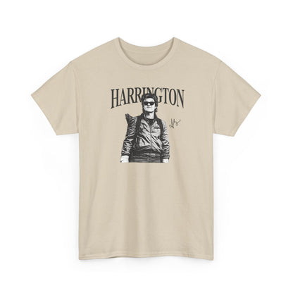 Harrington Graphic Tee Shirt | Vintage Pilot Photo T-Shirt | Retro Biker Aesthetic Top, Unisex Streetwear Gift
