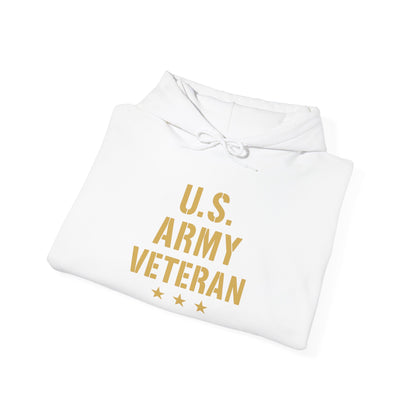 U.S. Army Veteran Hooded Sweatshirt, Military Appreciation Gift, Unisex Sweatshirt, Veterans Day Gift, Comfortable Hoodie, Casual Wear
