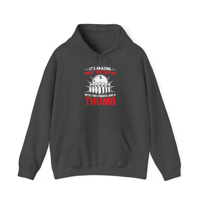 Amazing Thumb Humor Hoodie | Funny Sweatshirt for Creative Minds, Gift for Artists, Unique Present for Friends, Casual Style