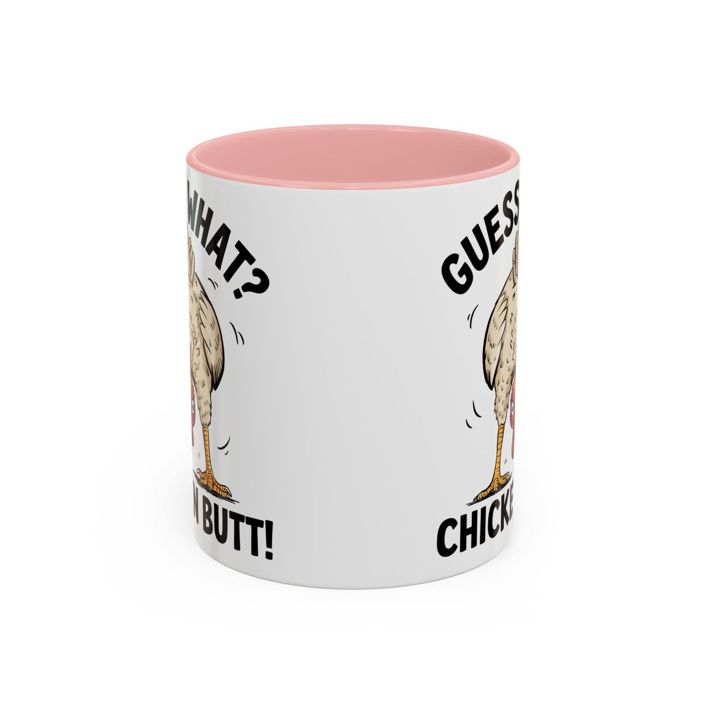 Funny Chicken Mug, Guess What? Chicken Butt! Coffee Mug, Farm Humor Mug, Rooster Joke Cup, Gift for Chicken Lovers, Gag Gift Mug