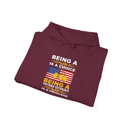 Vietnam Veterans Pride Sweatshirt Hoodie, Military Appreciation, Veteran's Day Gift, Casual Wear, Comfortable & Stylish, Gift for Wife