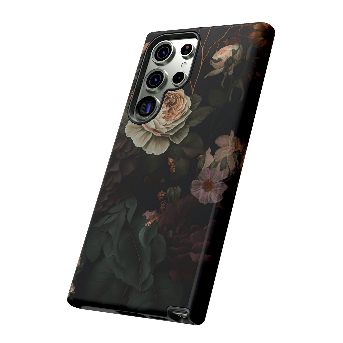 Floral Phone Case For iPhone And Samsung, Tough Cases, Flower Design, Stylish Protection, Gift for Her, Nature Lovers Accessory, Floral Gift