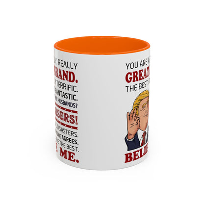 Funny Great Husband Mug | Ceramic Coffee Cup Design | Humorous Gift for Husband, Anniversary, Birthday, Valentines Day